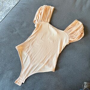 Free People Peach Bodysuit